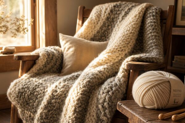Een wollen deken kiezen of zelf maken: materiaal, warmte en onderhoud uitgelegd