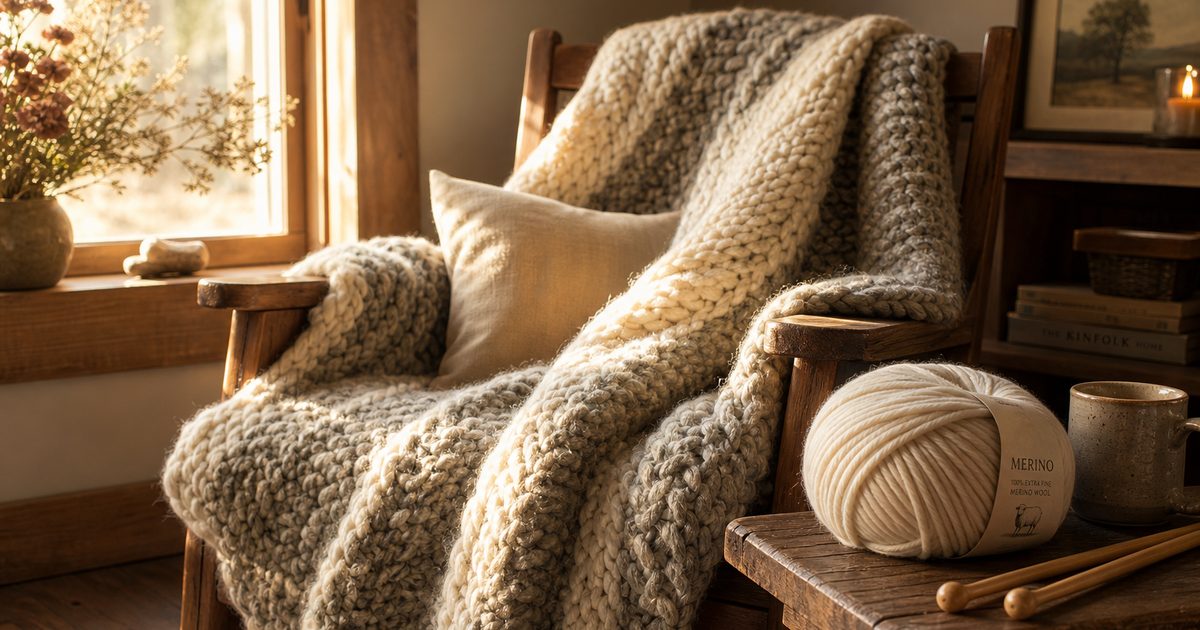 Een wollen deken kiezen of zelf maken: materiaal, warmte en onderhoud uitgelegd
