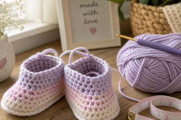 Babyslofjes haken 0 3 maanden: patroon en maten voor een zacht eerste paar