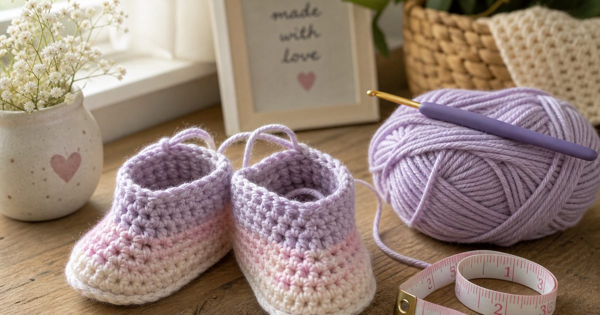 Babyslofjes haken 0 3 maanden: patroon en maten voor een zacht eerste paar