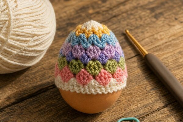 Eierwarmers haken patroon: maak in een middag een set voor de ontbijttafel